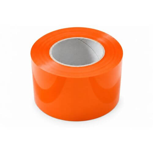 Absperrband Orange 75mm x 100m