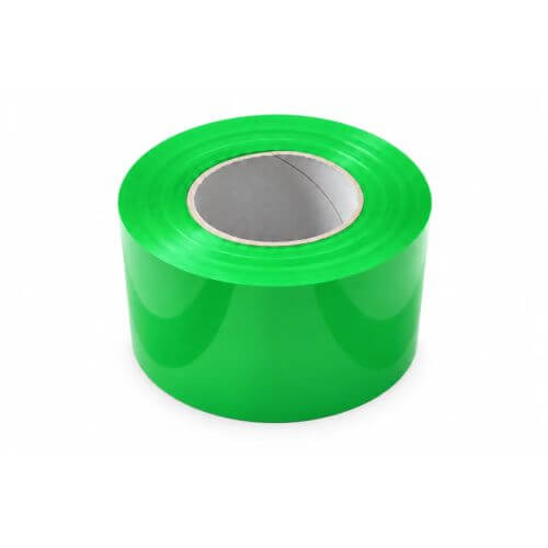Cinta de barrera verde hierba 75 mm x 100 mtr