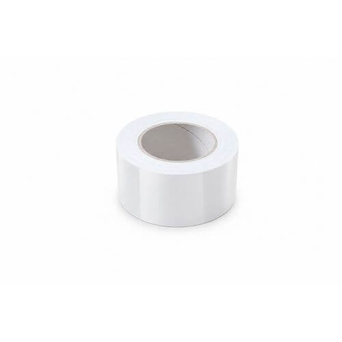 Cinta de barrera blanca 75 mm x 100 mtr x 60 my