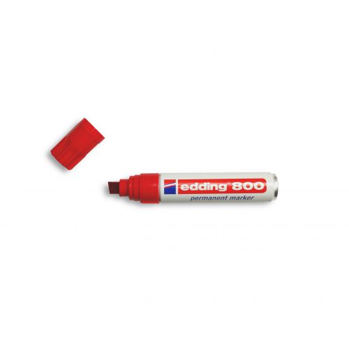 Edding 800 Permanent Marker - Rood - 5 stuks