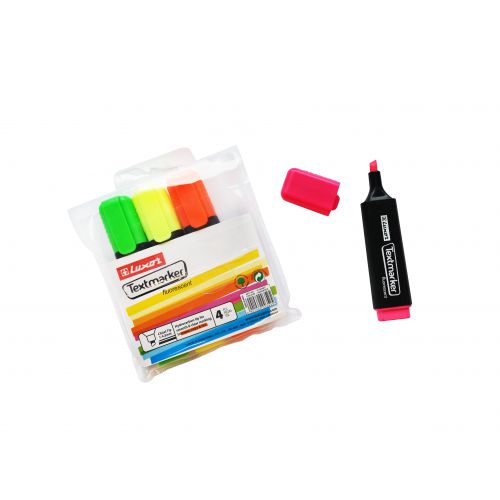 Fluorine highlighters, set of 4