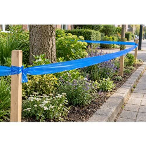 Absperrband aqua 75mm x 100m
