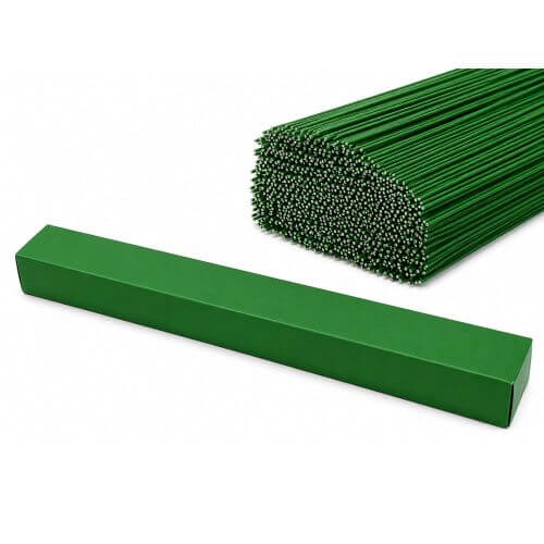 Green coated wire - 0.6mm x 30cm - 2kg