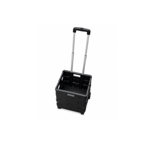 Folding shopping cart - 18 kg load capacity - 1 piece