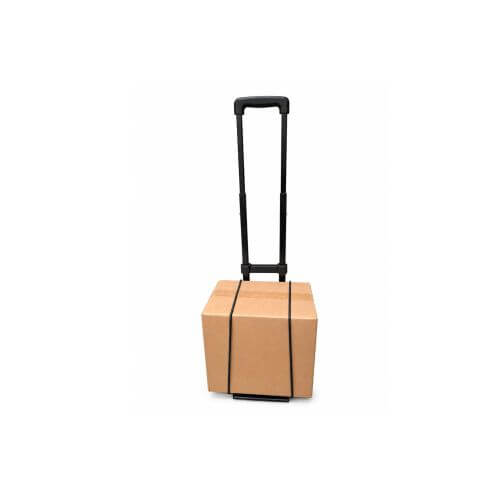 Foldable trolley - load capacity 40 kg - black