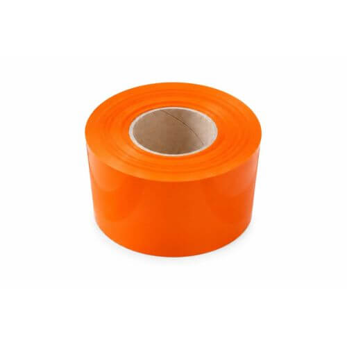 Orange barrier tape 75mm x 250mtr