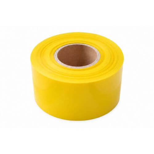 Yellow barrier tape 75mm x 250mtr