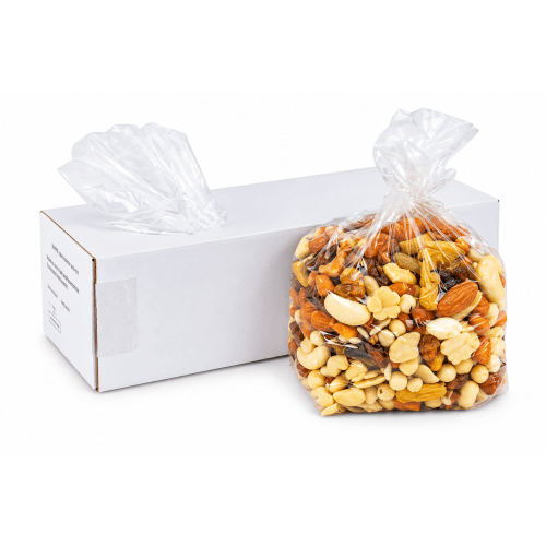 Sacchetti con soffietto 7cm x 2,25cm soffietto x 18cm, 20my
