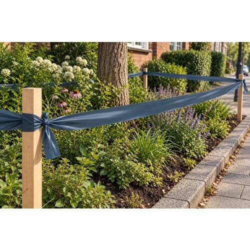 Cinta de barrera gris oscuro 75 mm x 250 mtr